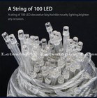 32ft Warm White 100 Led Christmas Party Wedding Decoration Fairy String Light