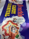 Massive 1953 Brach s Candy Carnival Banner Incredibly Rare 30x72