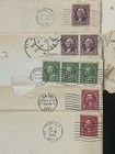 Tulsa Ok Postal History Covers Lot 11 Washington Franklin Stamp Advertising Biz