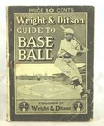 Vintage Early 1900 s Wright And Ditson Baseball Guide catalog-extraordinary