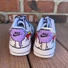 Custom Air Force 1  colorful Cartoon Drippy  Shoes Sneaker Art Mens Womens Baby