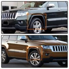 Fit For 2011-2017 Jeep Grand Cherokee Pair Fender Flares Front Left right Black