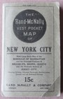 Antique 1912 Rand Mcnally Color Lithograph Map New York City   Boroughs 20 5x36 
