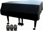 Pcloov-grand Piano Cover-elegant Black Appearance-waterproof  71 0 Inches
