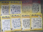 Vintage Aunt Martha   s Hot Iron Transfers Lot Of 13 Embroidery Patterns Designs