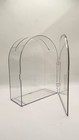 Clear Acrylic Wedding Card Box Arch Shape Hinged Door Reception Gift Card Holder