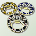 Poker Button Set  Dealer Big   Small Blind  Bottle-opener Design