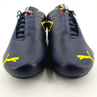 Puma- Scuderia Ferrari 10th Anniversary Future Cat Blue Leather Shoes Mens Us 12