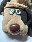 Vintage 1985 Tonka Pound Puppies 18  Plush Tan Dog  7805 K Rare Vhtf With Small