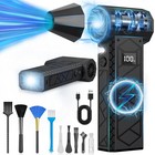 High-speed Air Blower Duster  180000 Rpm  4 Gears  Electric With Flashlight