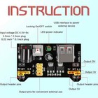 Breadboard Power Supply Module 3 3v   5v For Mb-102   Solderless Breadboards