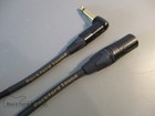 Mogami W2549 Black   Gold Xlr Male To Right Angle 1 4  Ts   Unbalanced Cable