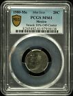 Mexico Mint Error 1980 Mo 20 Centavos Pcgs Ms61 Struck 30  Off Center