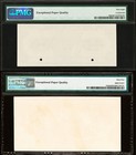 Mexico Proof Pair 1 Peso P46fp Pmg68 Epq Nuevo Leon Back Proof Pmg65 Epq Top Pop