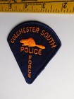 Colchester South Police Vintage Patch Shoulder Crest Ontario Canada Beaver Logo