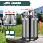 60 Liter Milk Can Stainless Steel Home Farm Milk Barrel Canister Storage Bucket