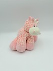 Aurora Baby Pink Giraffe Plush Doll Stuffed Toy Spotted Floppy Lovey