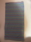 Women   s Smartwool Blue Striped Neck Gaiter 87  Merino Wool 13  Nylon