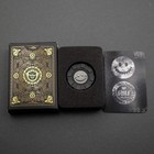 New  Hitex Gear X Steel Flame Smf Titanium Edc Chip  Smiley Face Ti Inlay