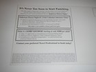 Universal Orlando Halloween Horror Nights Promo Leaflet  2008