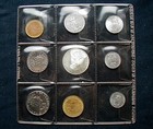 1979 San Marino Italy Complete Official Set 9 Coins Unc With Silver In Box