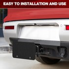 For 2    Hitch Receivers With Lock Keys Steel Trailer Hitch License Plate Holder