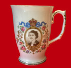 Queen Elizabeth Ii Coronation Mug Royal Albert Bone China Vintage 1953