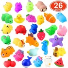 Nobasco Squishies  26 Pack Mochi Squishy Toys - Kawaii Cat Small  Multi Color 
