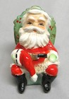 Rare Vintage Mcm 1955 Lefton Santa   Mrs Claus Salt And Pepper Shakers Exc 