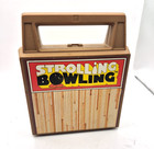 Vintage Tomy Strolling Bowling Table Top Game No Ball- Game Works Plastic Case