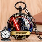 Star Wars 50th Anniversary Pocket Watch - Hoatt16974 Gift Box Included
