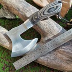 Tactical Stainless Steel Multipurpose Wooden Handle Camping Hunting Survival Axe