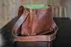 Handmade Men s Genuine Leather Vintage Laptop Messenger Briefcase Bag Satchel