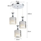 Modern Chandelier 3-head Ceiling Hanging Light Pendant Lamp Fixture Dining Room