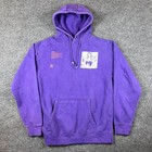 One Piece Hoodie Mens L Purple Nico Robin Crunchyroll Anime Pullover