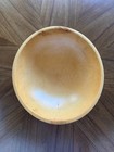 Large Vintage Turned Wood Bowl Out Of Round 15 