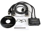 New - Startech 2 Port Usb Vga Cable Kvm Switch With Remote Switch - Sv211usb