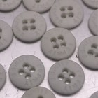 Vintage White Esprit Round 4-hole Buttons 10mm 12mm 15mm Lot Of 13   144 B71