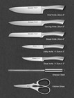 Knife Set  14 Pcs High Carbon Stainless Steel Super Sharp Kitchen Knife Set 