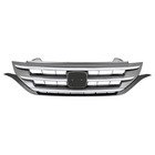 For 2012-2014 Honda Crv Cr-v Front Bumper Grille Hood Upper Grill W chrome Trim