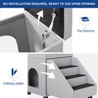 2-in-1 Foldable Pet Stairs Steps Ramp Ladder For S Dogs   Cat W  Storage   Condo