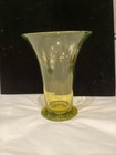 Rare Antique Vintage Incredable Authentic Tiffin Yellow Glass Vase Must See Nr