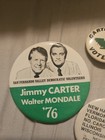 Lot 5 Rare Jimmy Carter Mondale  Political Pinback Buttons  Scarce  1976 1980 