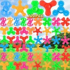 For Kids  Party Favors 100 Pack Mini Fidget Spinners Stress Relief Sensory