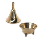 Brass Cone Incense Burner  2 Inches 