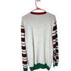 Ugly Christmas Sweater Elf Yourself Crewneck Holiday Pullover Size L