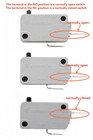 Microwave Oven Door Switch 16a 125v 250v Interloc 2 Normally Open   1 Close
