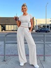 Trendy Queen Womens 2 Piece Set Spring Summer Lounge Fitness Sweatsuit