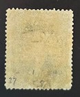 Us Postage Scott 37 Mint 24-cent Stamp Washington Gray Lilac Hinged Thin