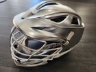 Cascade R Lacrosse Helmet Platinum Chrome W  White Cage Adult Rwp Fit Osfm 